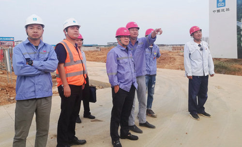 王大真節日期間現場察看新項目建設情況(圖1)