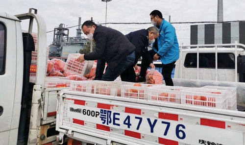 情義無價!山西蘭花公司采購一批生活物資馳援宜化(圖3) 情義無價!山西蘭花公司采購一批生活物資馳援宜化(圖3)