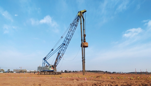 新征程新挑戰(zhàn)，氨醇項(xiàng)目迎來(lái)強(qiáng)夯第一夯